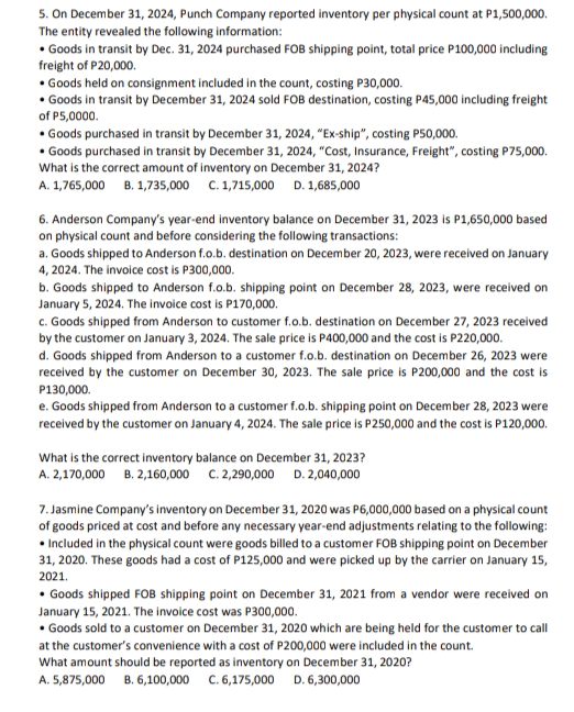 helppp kindly show solutions thank you. SET A