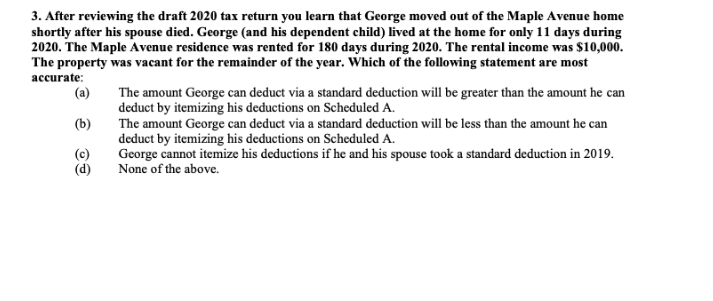 Please help 3. After reviewing the draft 2020 tax