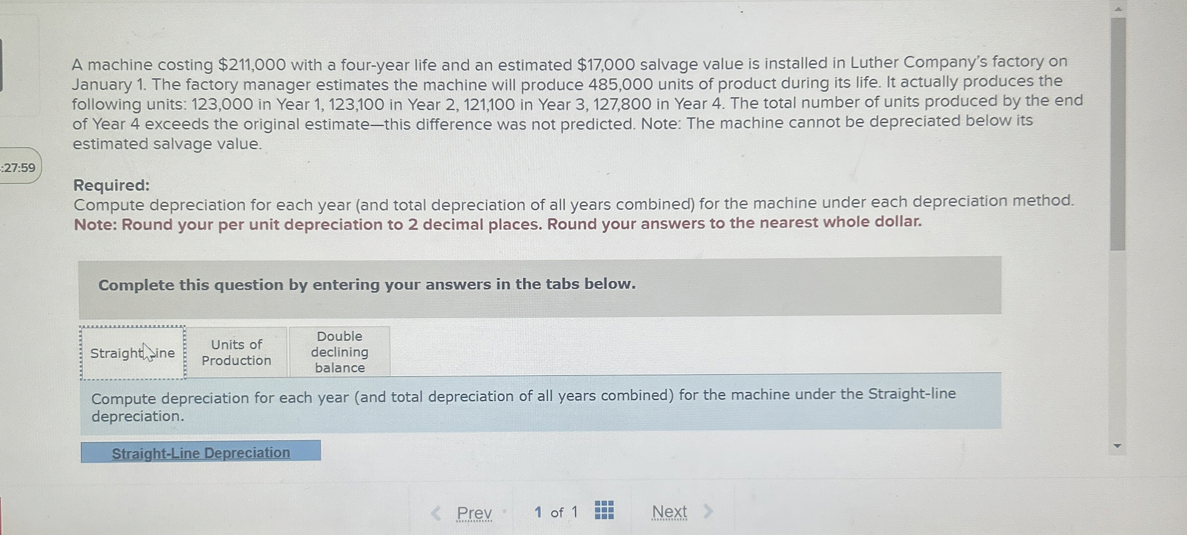 Tanner invs A machine costing $ 2 1 1 , 0 0 0