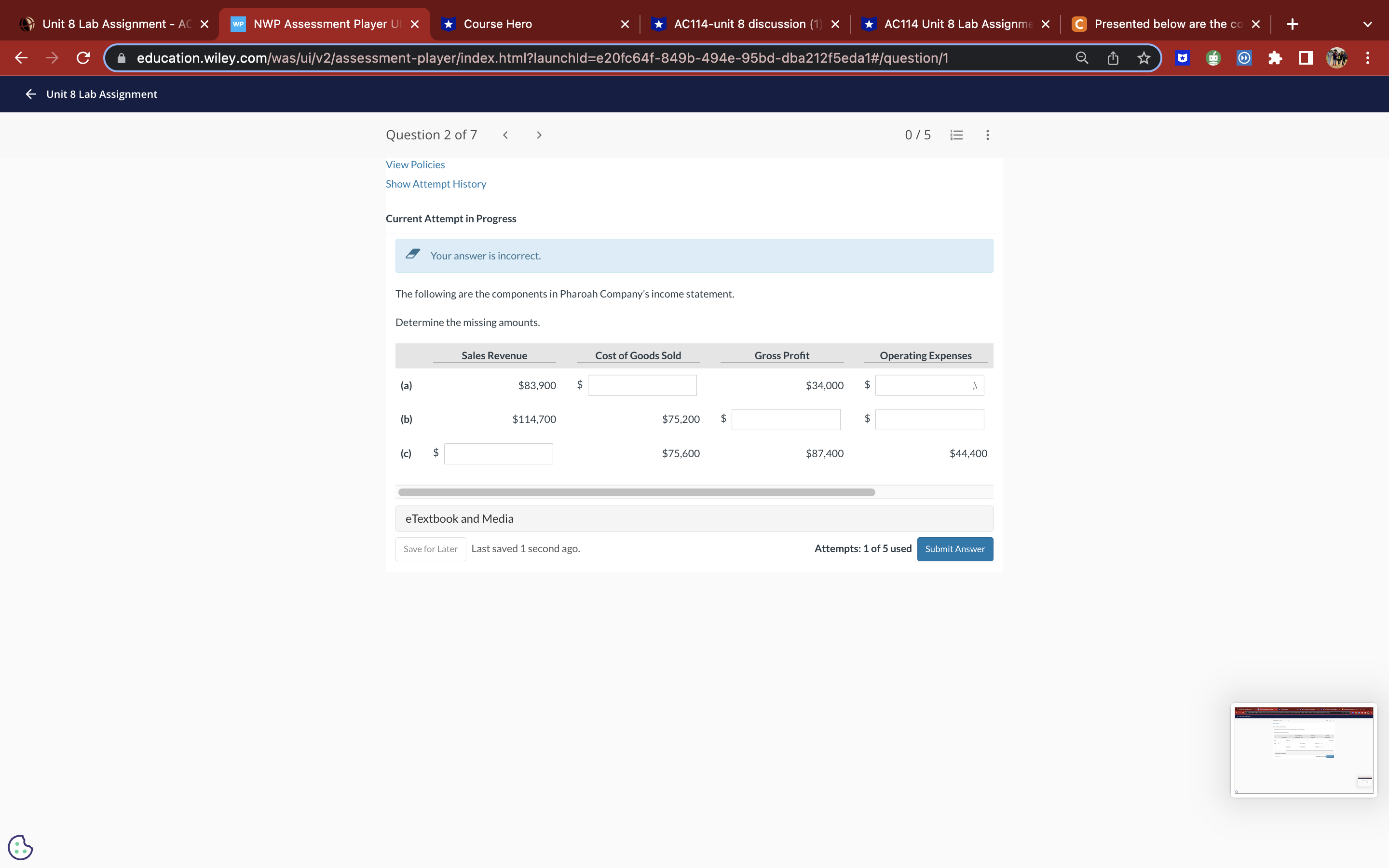 Unit 8 Lab Assignment - AC X WP NWP Assessment