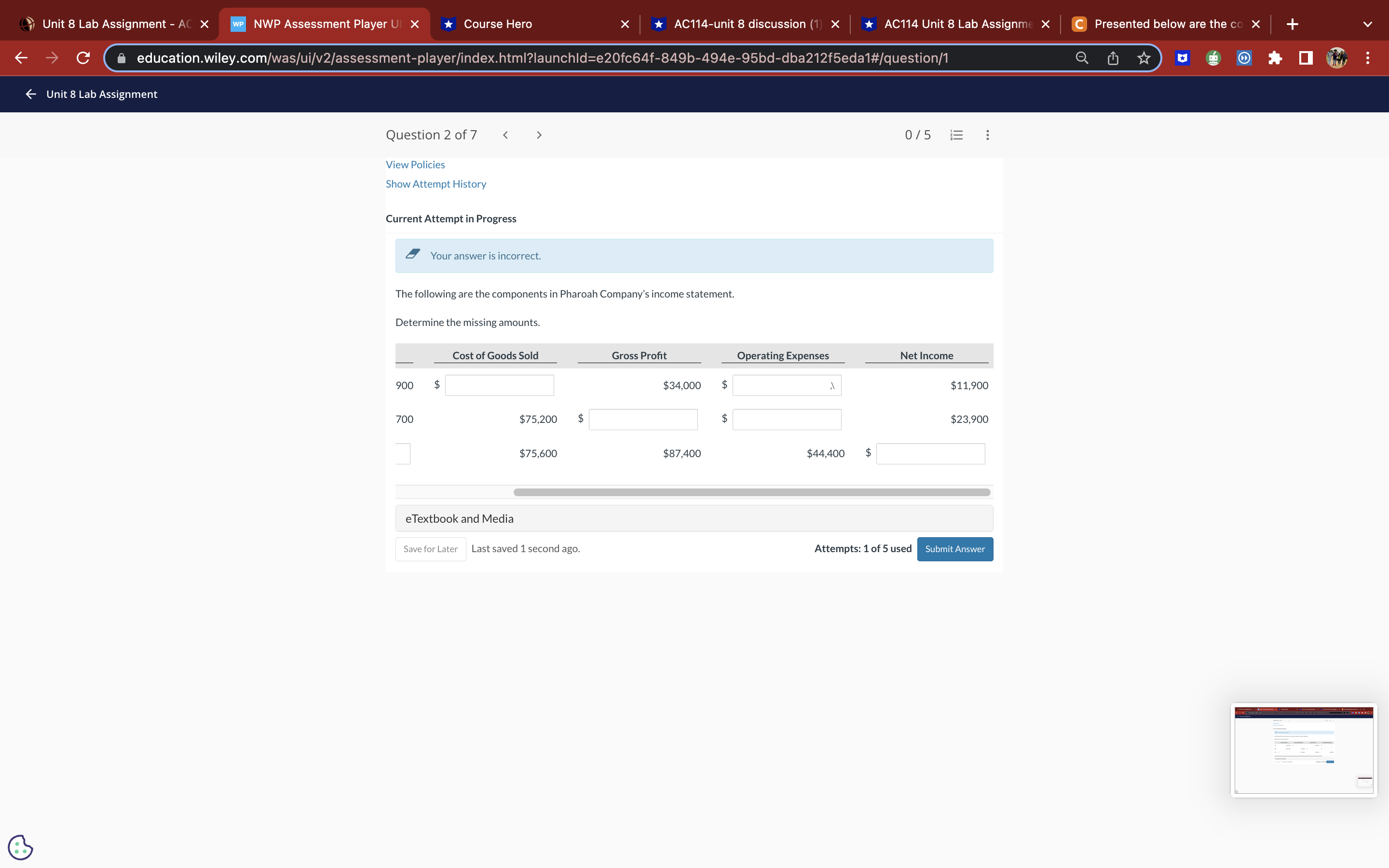 Unit 8 Lab Assignment - AC X WP NWP Assessment