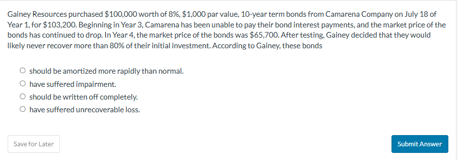 Gainey Resources purchased \ ( \ $ 1 0 0 , 0 0 0