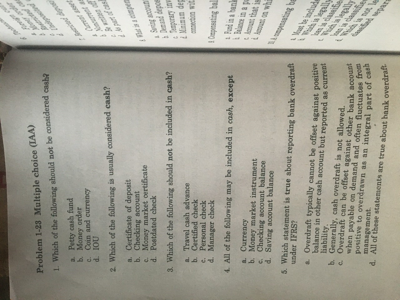 Please provide solution on each items. Thank you