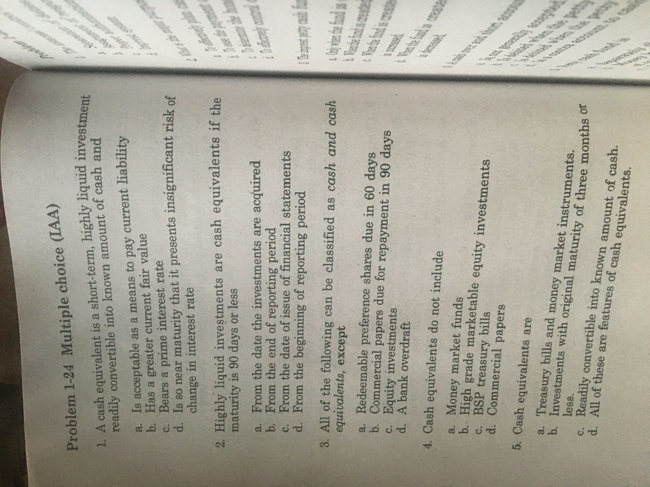 Please provide solution on each items. Thank you