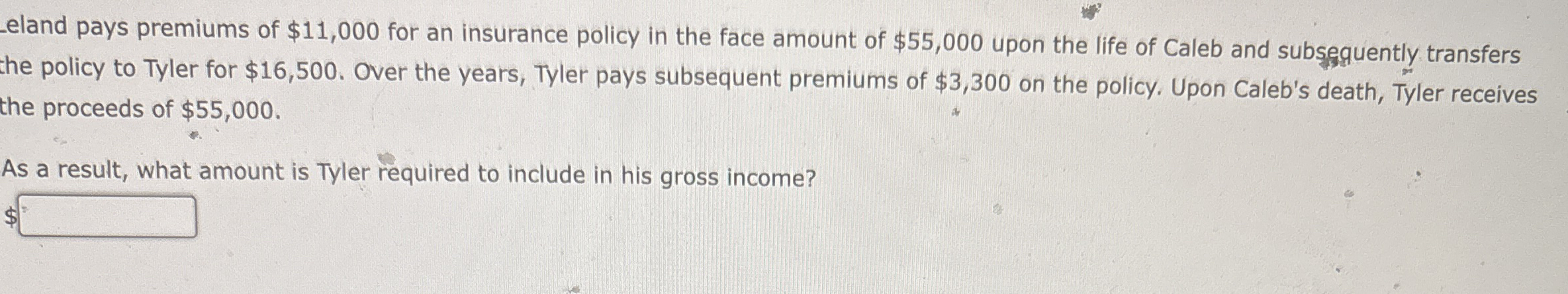 ? e l a n d p a y s p r e m i u m s o f $ 1 1 , 0