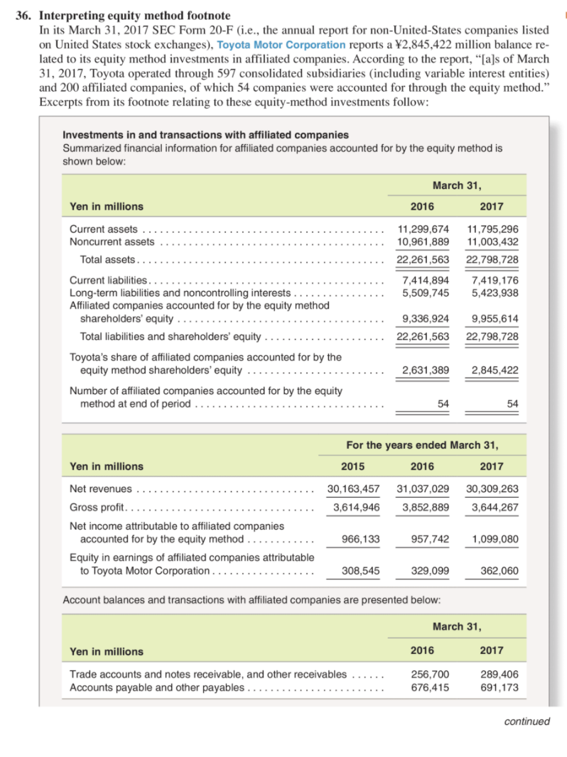 Chapter 1 Homework Problem: Accounting for