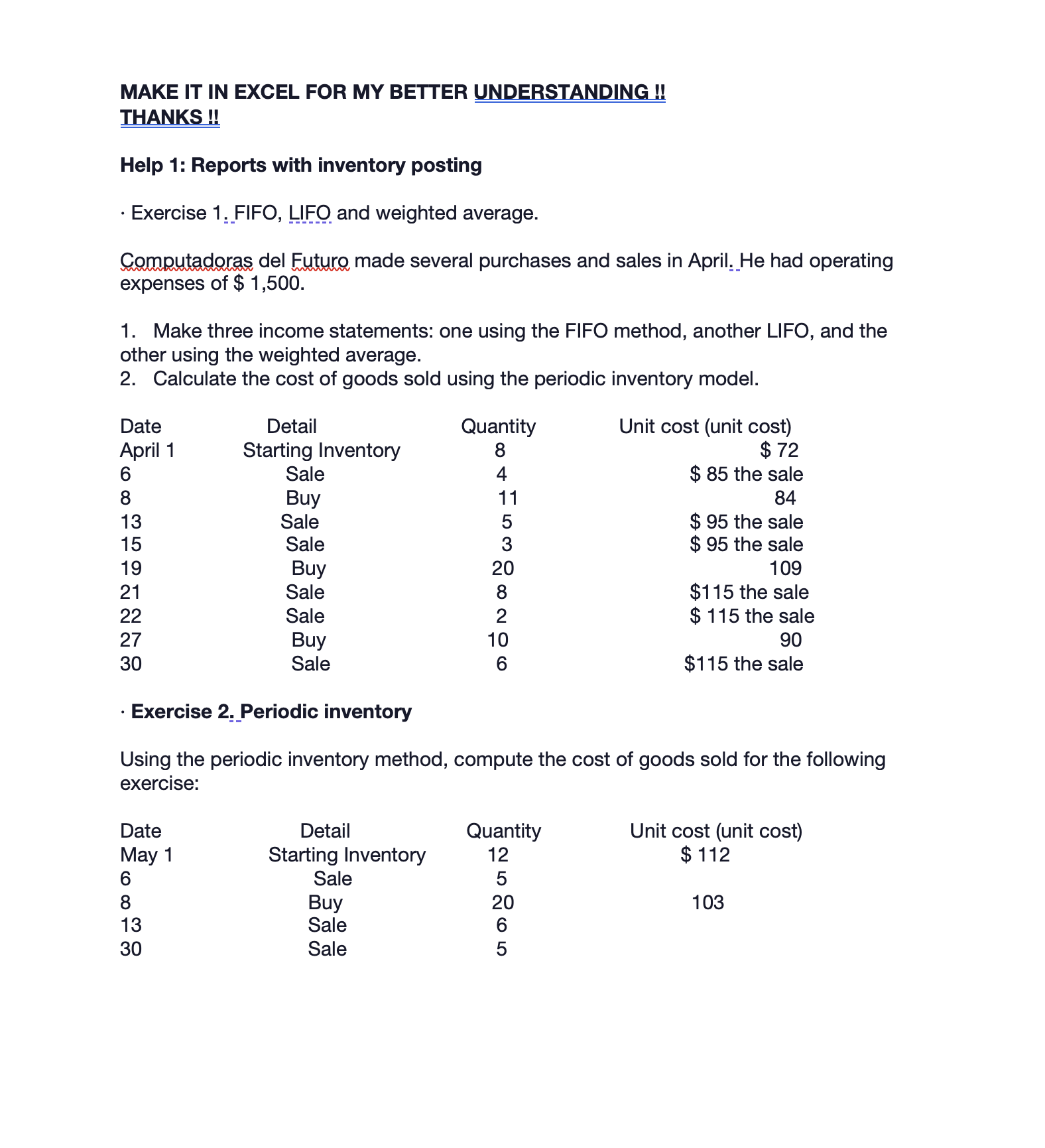 CAN SOMEONE FIX MY TASK ASAP ? HELP 1: