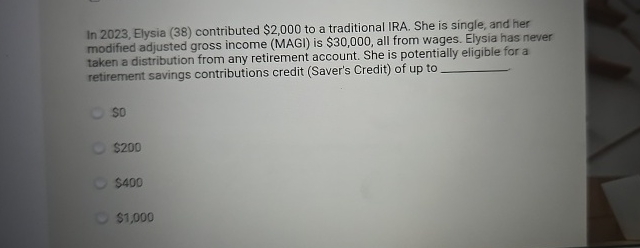 In 2 0 2 3 , Elysia ( 3 8 ) contributed $ 2 , 0 0