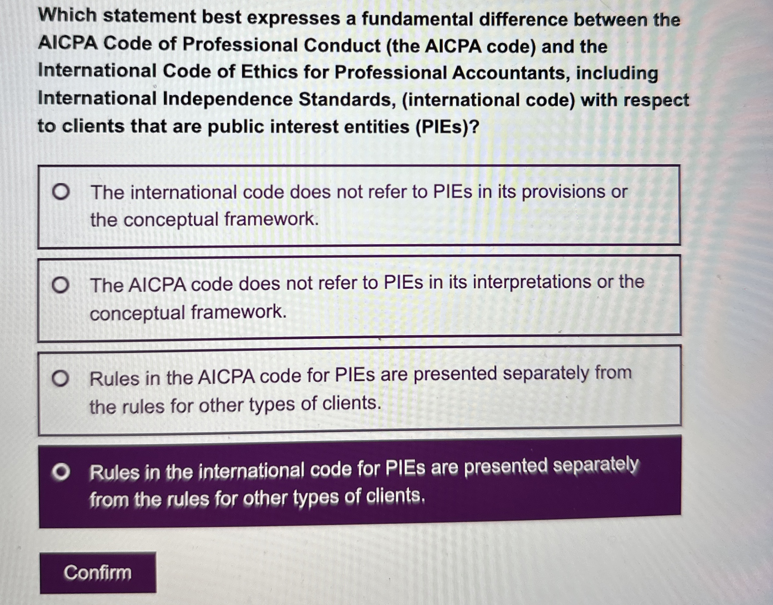 Which statement best expresses a fundamental