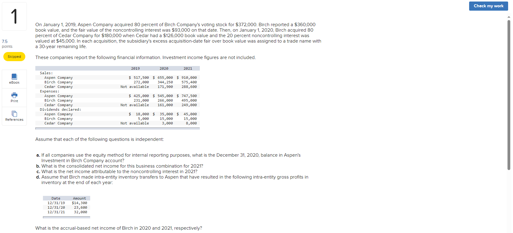 75 points Skipped eBook -, Print D References On