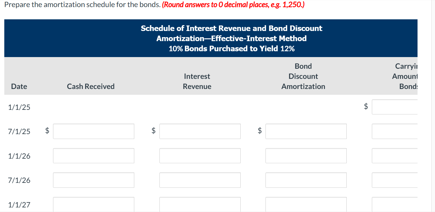 Please help m e fill out chart using list o f