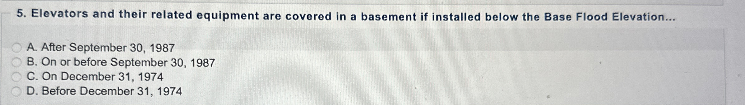 Elevators and their related equipment are covered