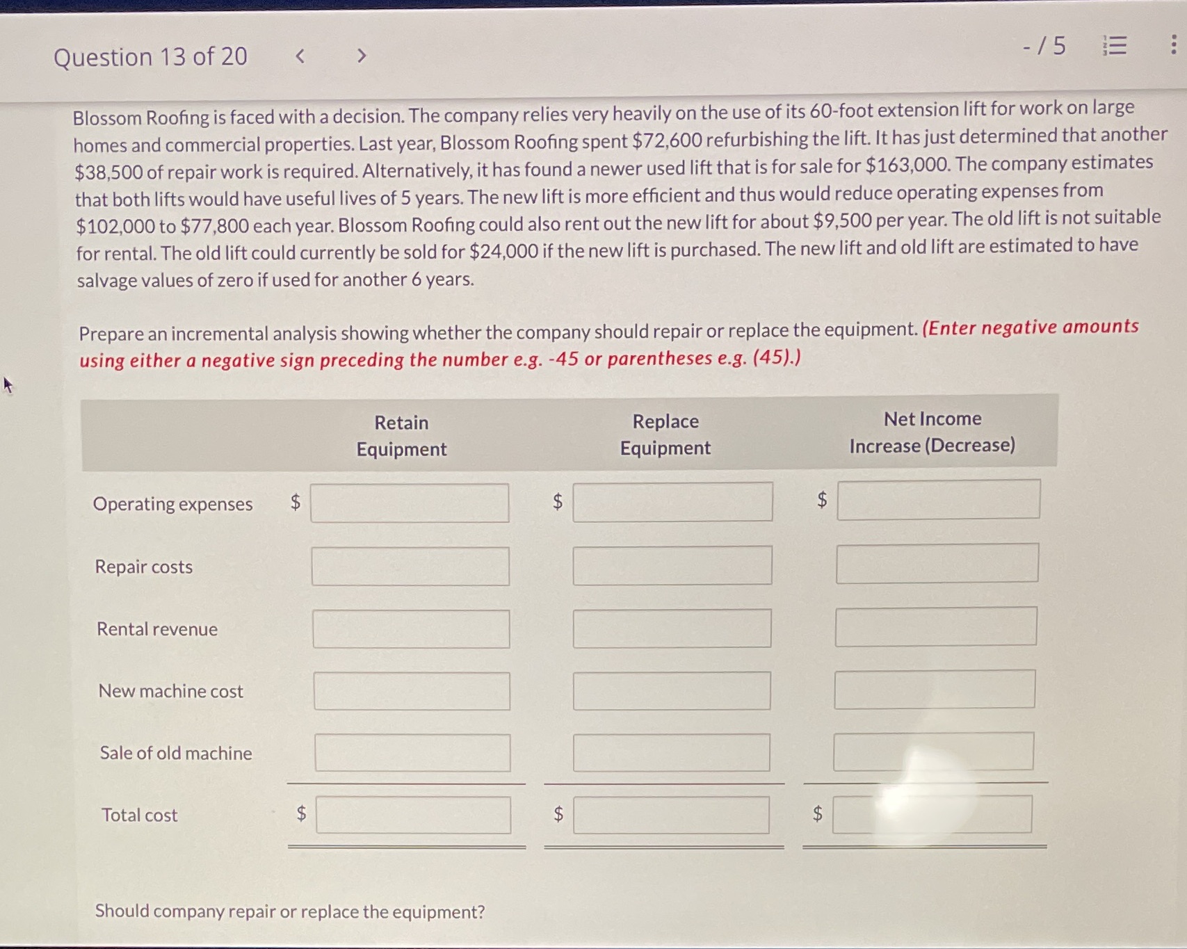 Please help :) Question 13 of 20 - 15 : Blossom