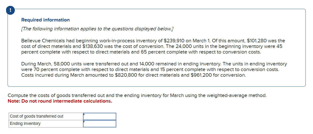 Please help solve ! Required information [ The