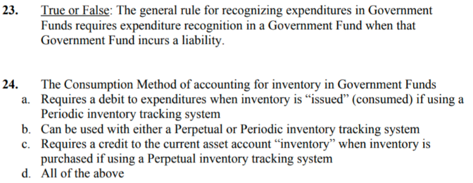 please help with both True or False: The general