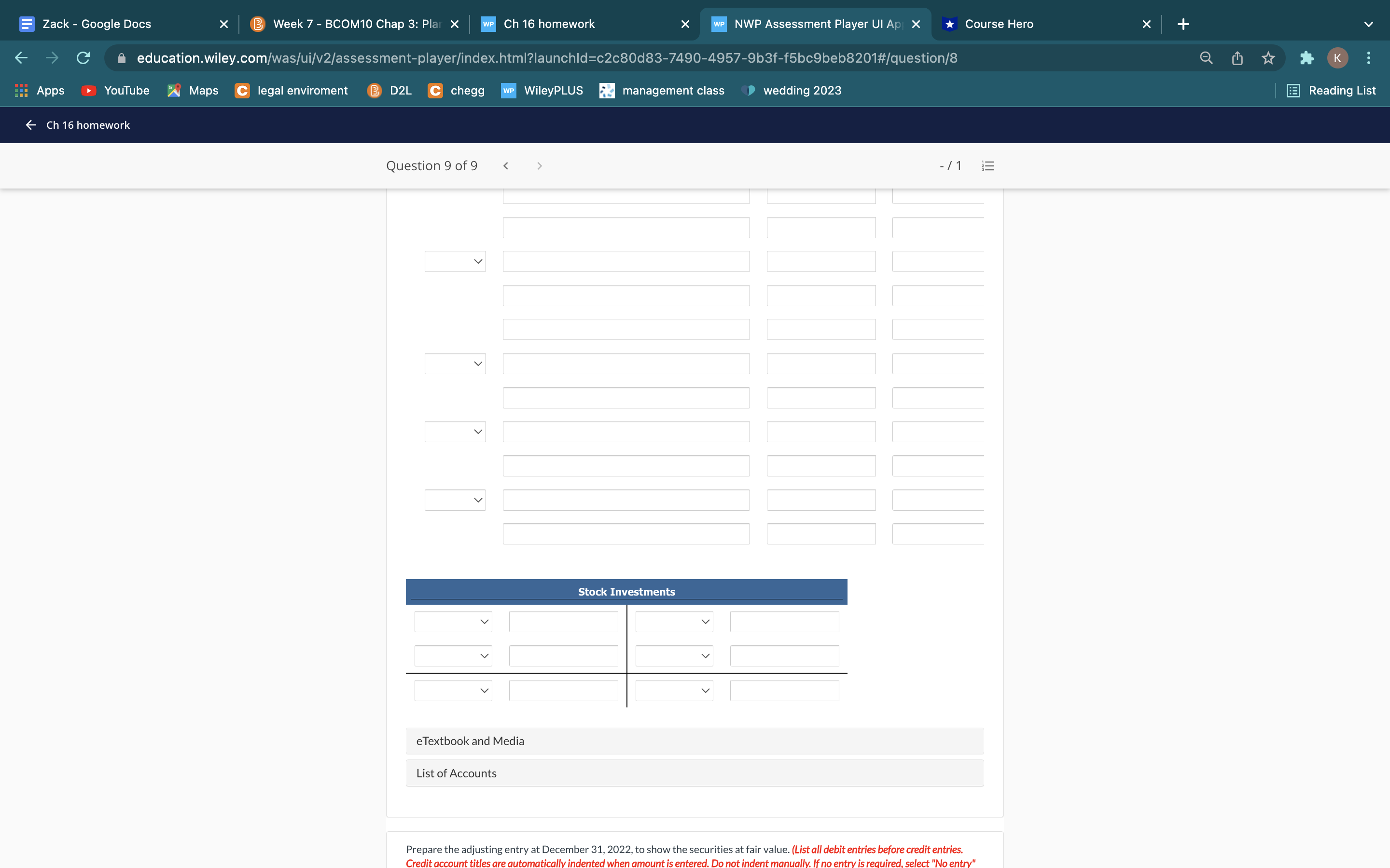 Zack - Google Docs X B Week 7 - BCOM10 Chap 3: