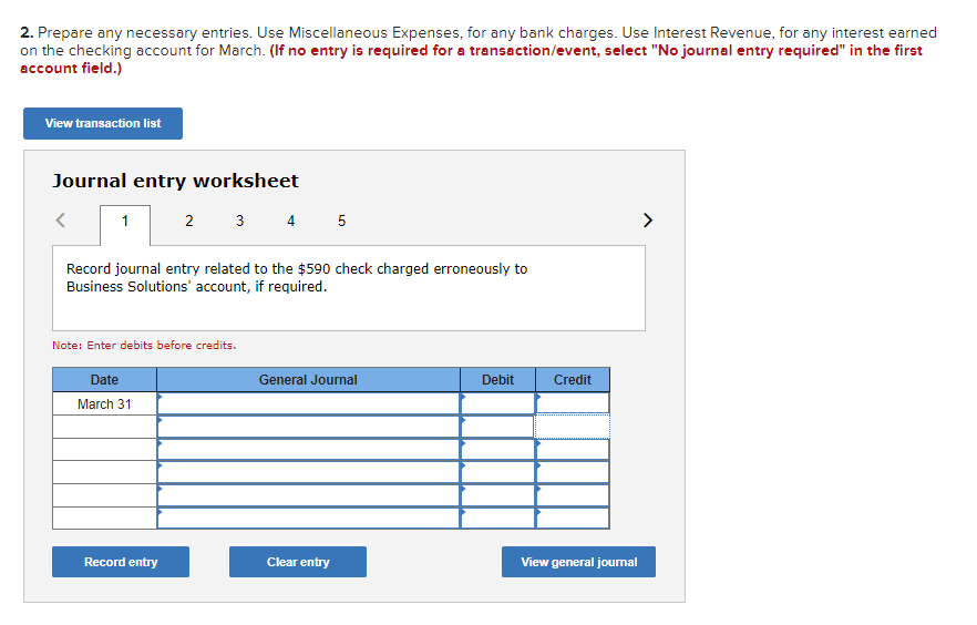 Q #1 Santana Rey receives the March bank