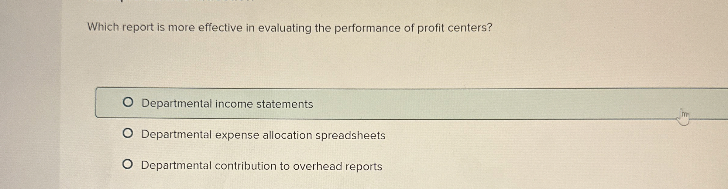 Which report is more effective in evaluating the
