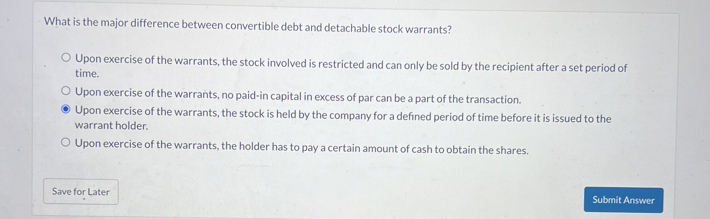 What is the major difference between convertible