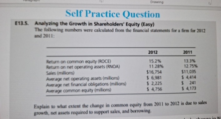Drawing Self Practice Question E 1 3 . 5 .