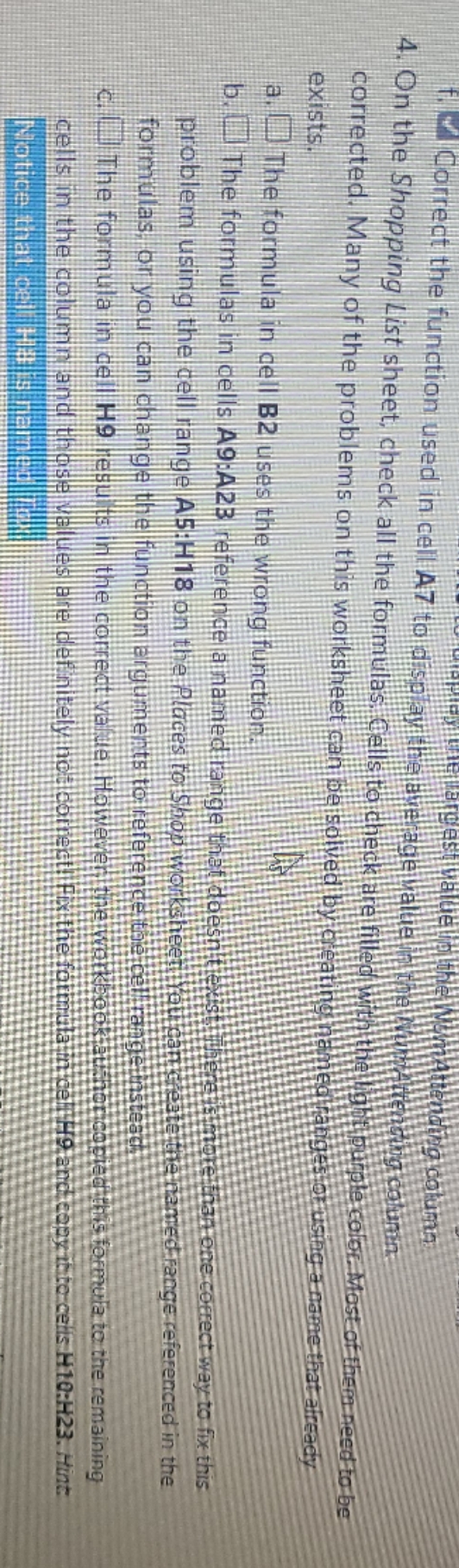 how do I solve this Correct the function used in