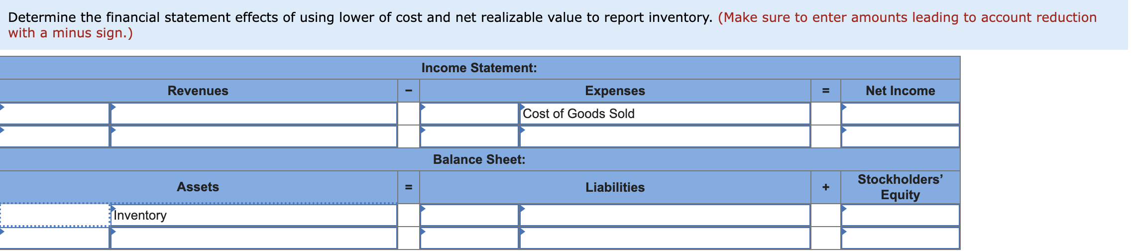 Problem 6 - 4 A ( Algo ) Report inventory using
