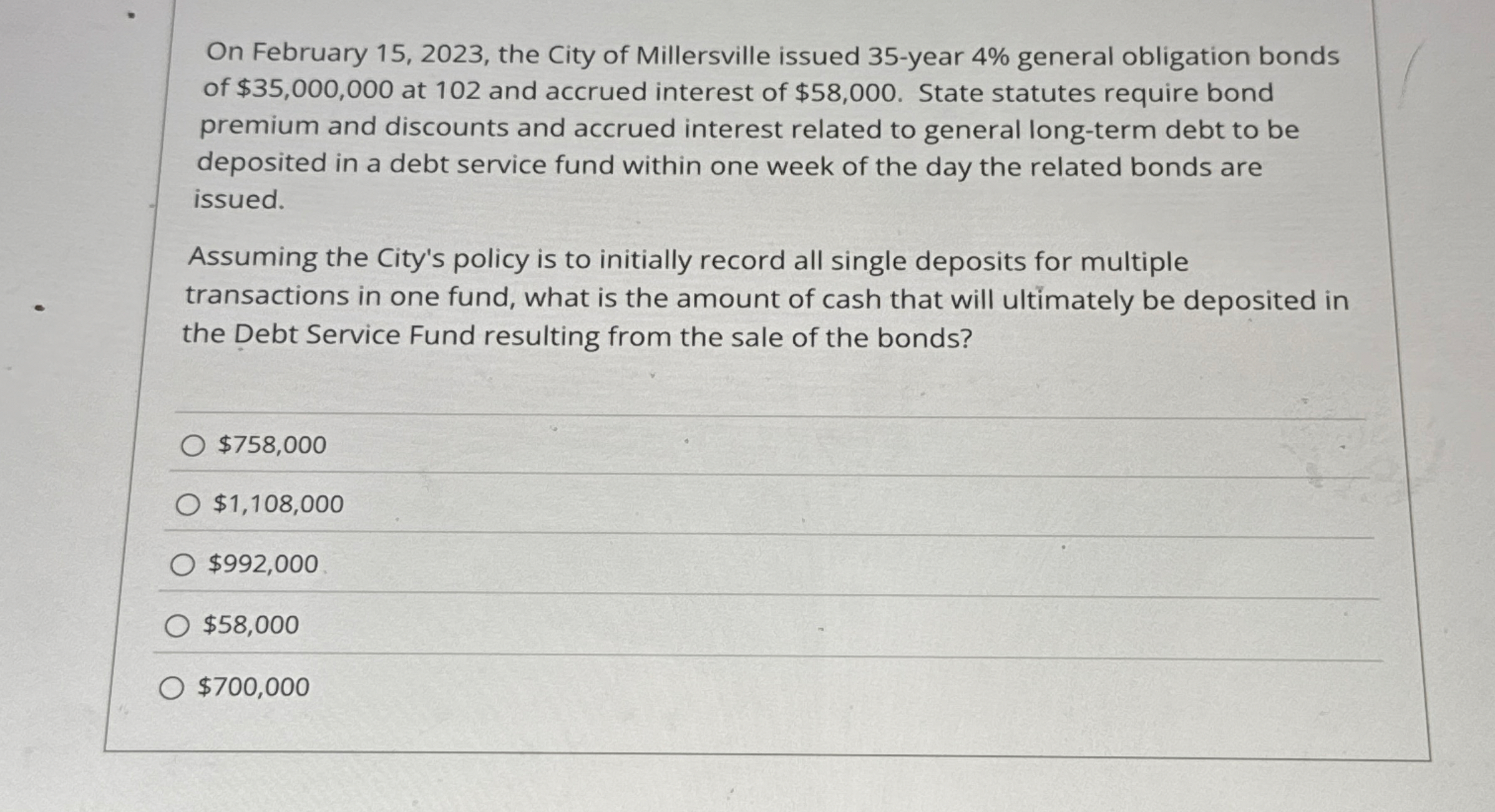 On February 1 5 , 2 0 2 3 , the City of