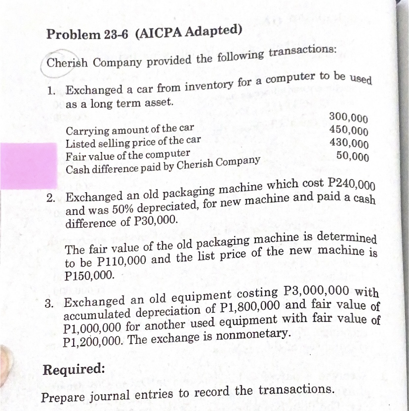 Question: 1. Prepare journal entries to record