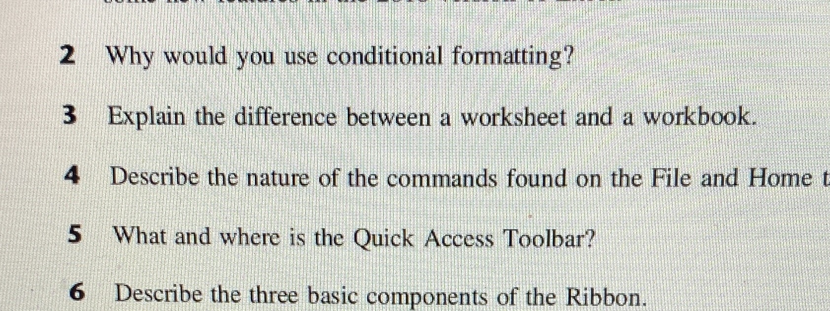 2 Why would you use conditional formatting? 3