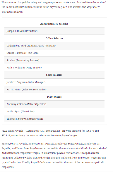 Could you complete the table base on the