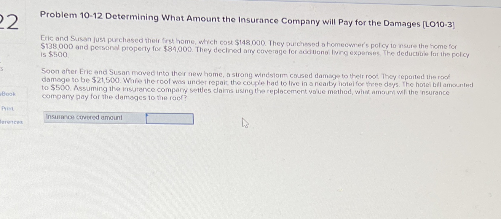 2 Problem 10-12 Determining What Amount the