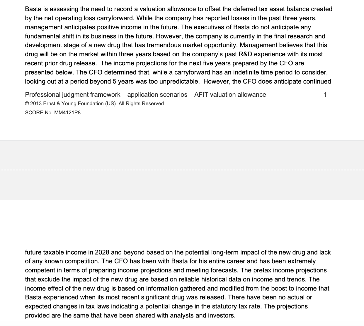 Professional judgment framework Accounting for