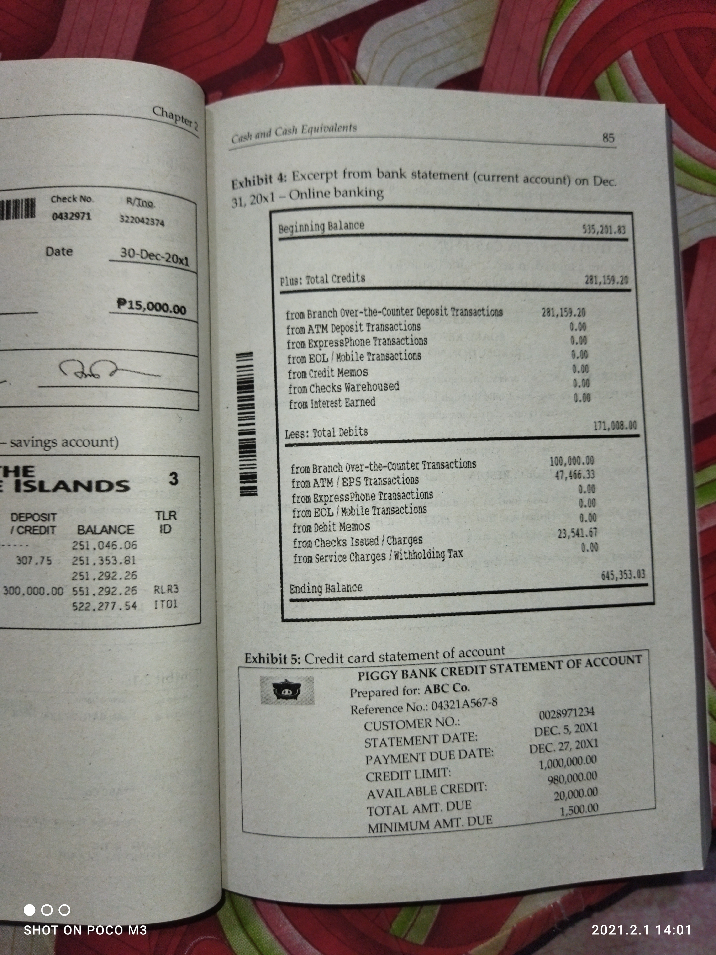 Please help me Chapter? 82 Cash and Cash Fact