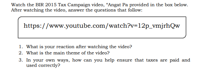 MODULE 8: TAXATION PLEASE COPY THE LINK AND PASTE