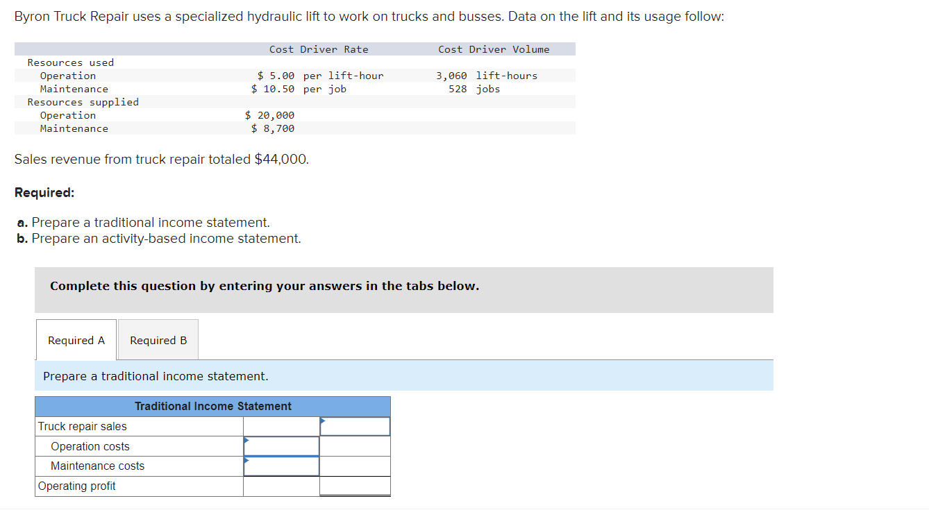 Byron Truck Repair uses a specialized hydraulic