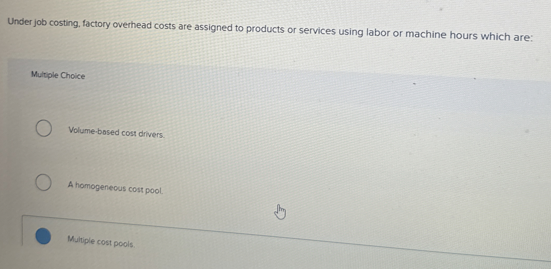 When completed units are transferred to the