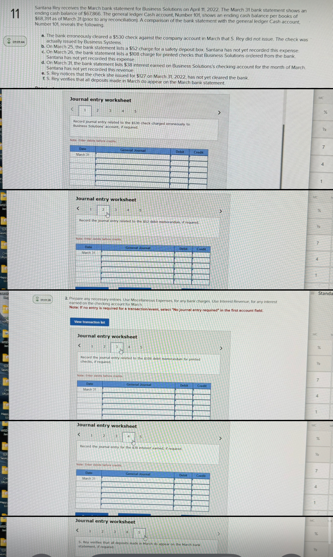 1 1 0 1 : 0 4 : 3 1 Santana Rey receives the