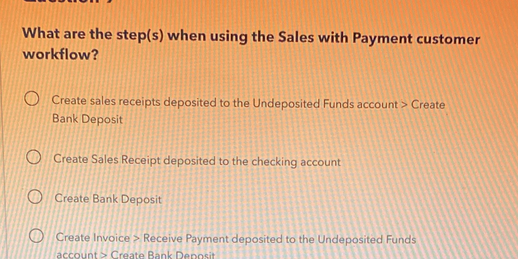 This is a QuickBooks question What are the