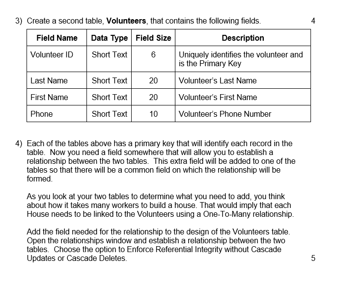 Please open Microsoft Access to finish off the