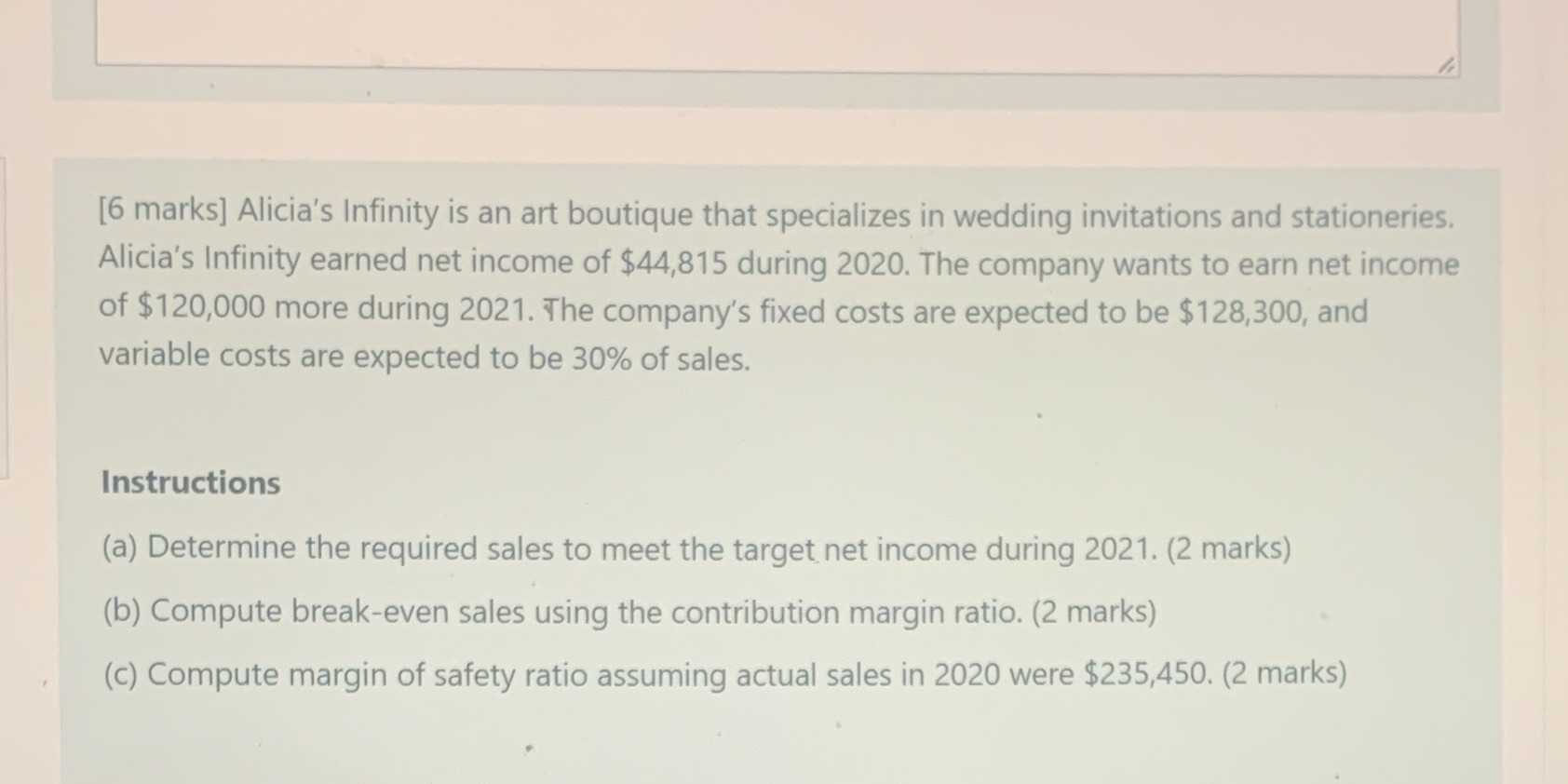 How can i find contribution margin ratio Please