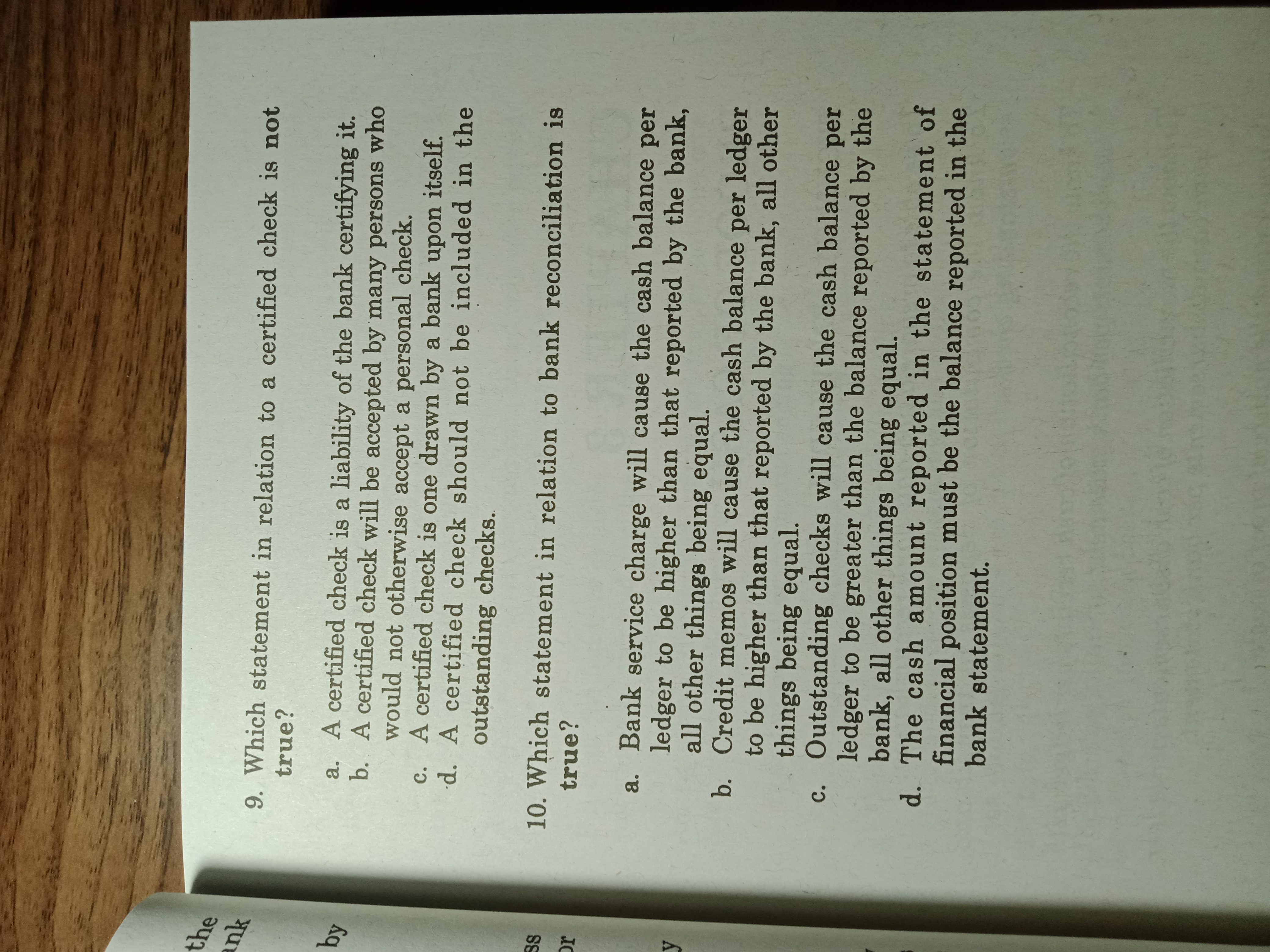 Please provide explanation on each items. Thank