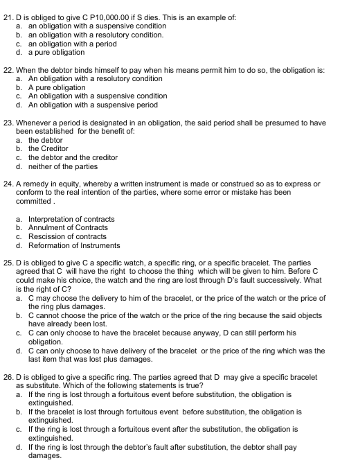 Choose the correct answer Multiple Choice: Write