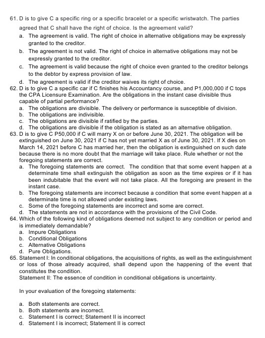 Choose the correct answer Multiple Choice: Write