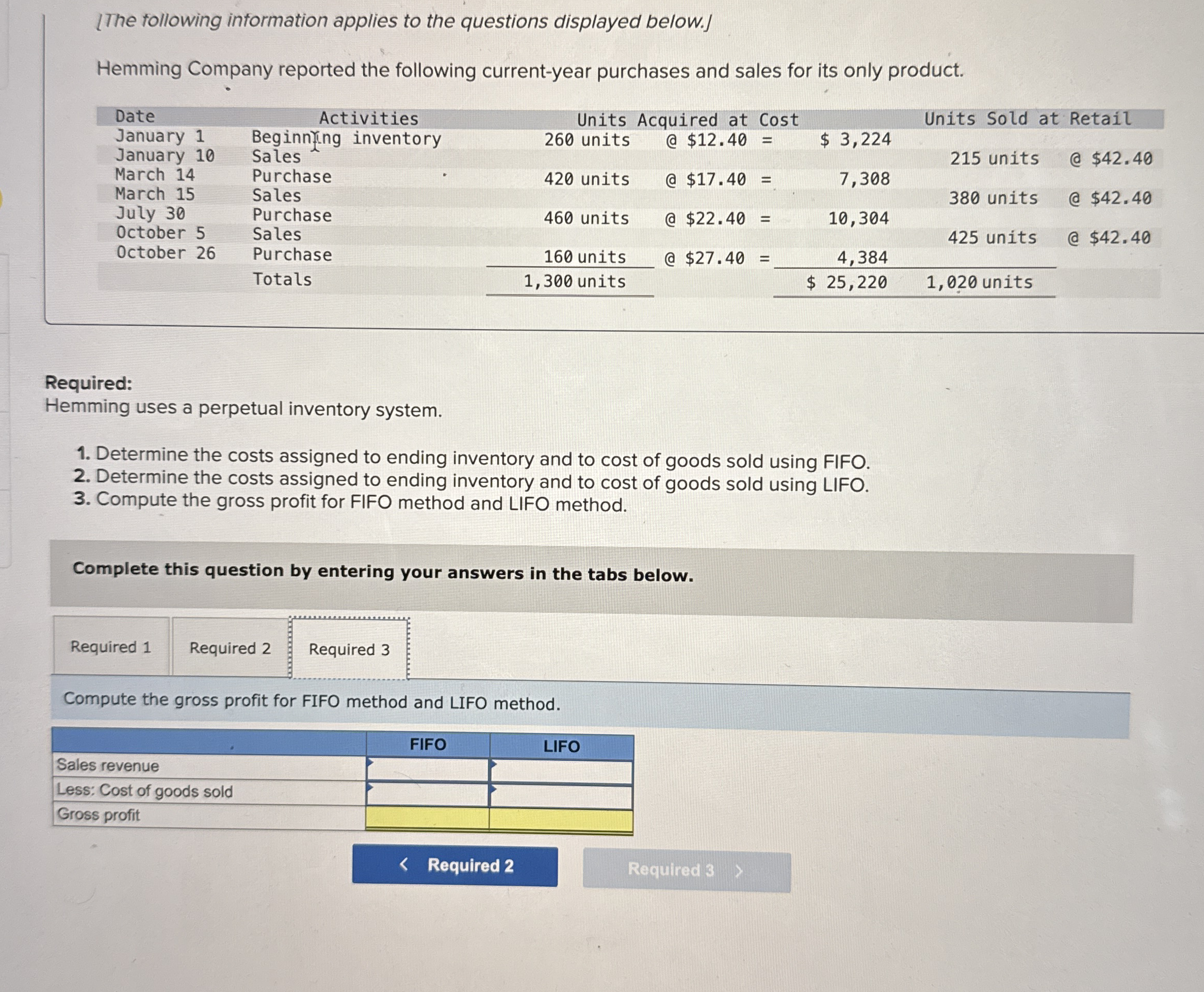 [ The following information applies to the