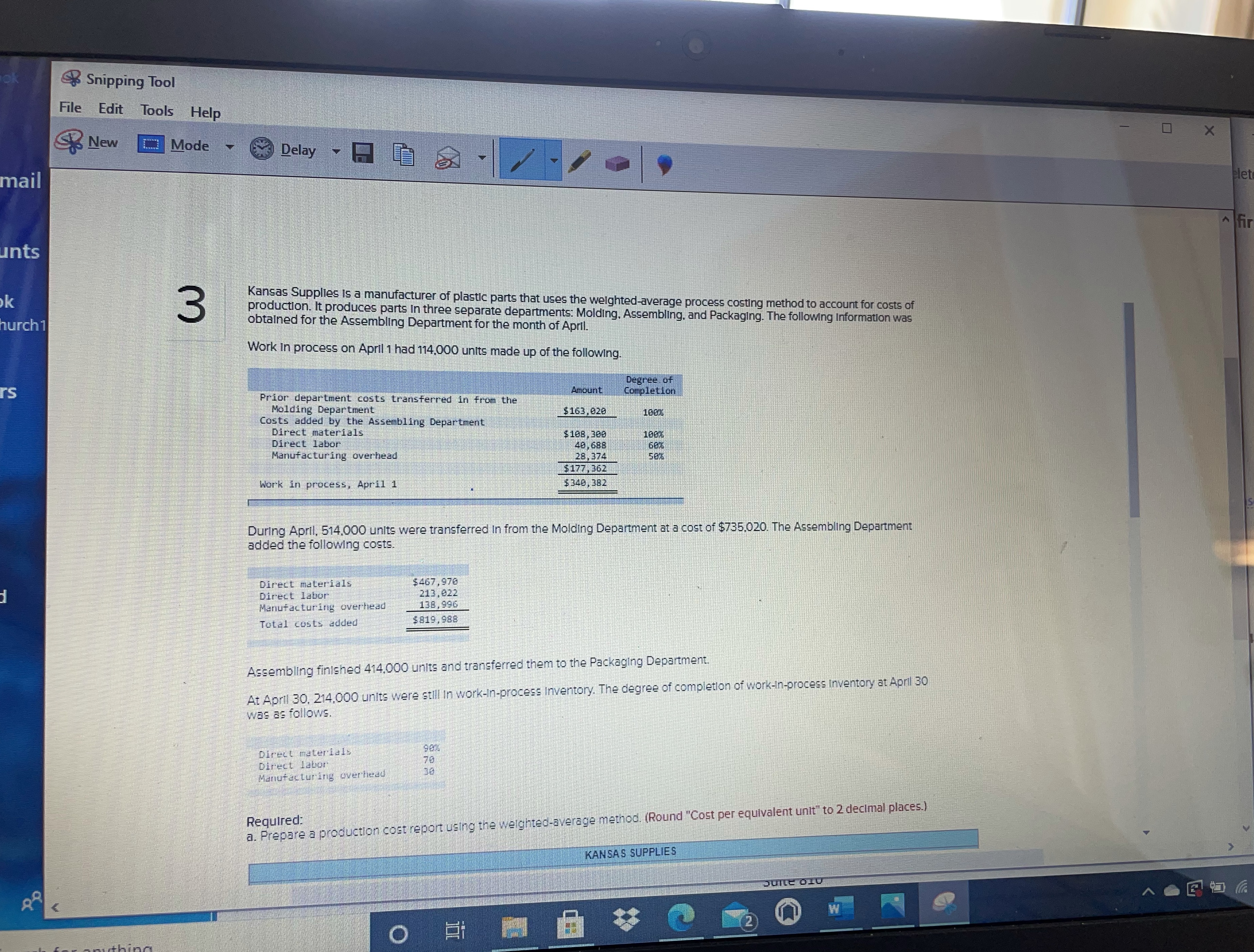 Snipping Tool File Edit Tools Help New Mode 0 X