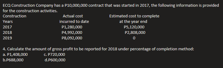 RTC Construction Company started work on three
