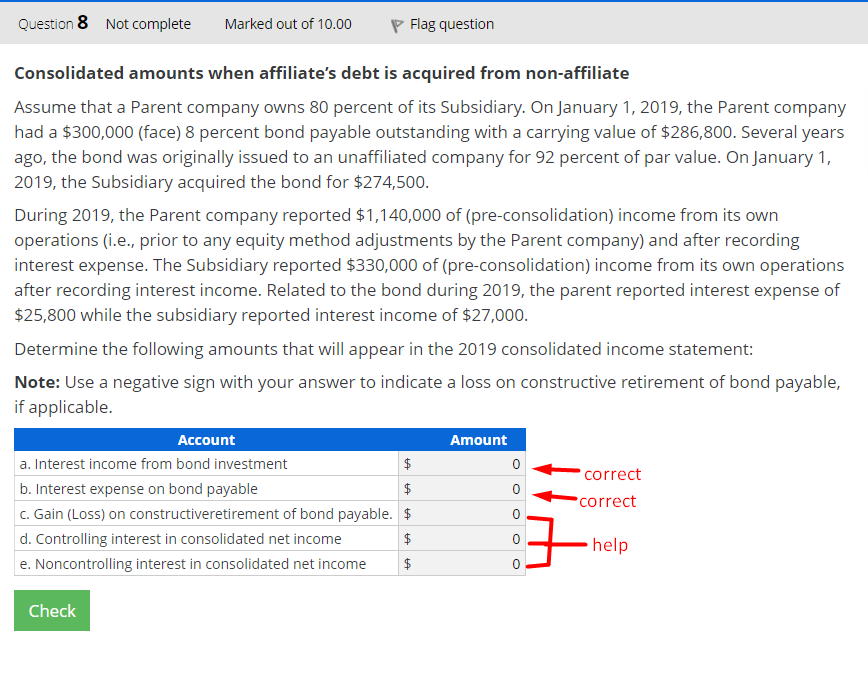 help, please. these are three different