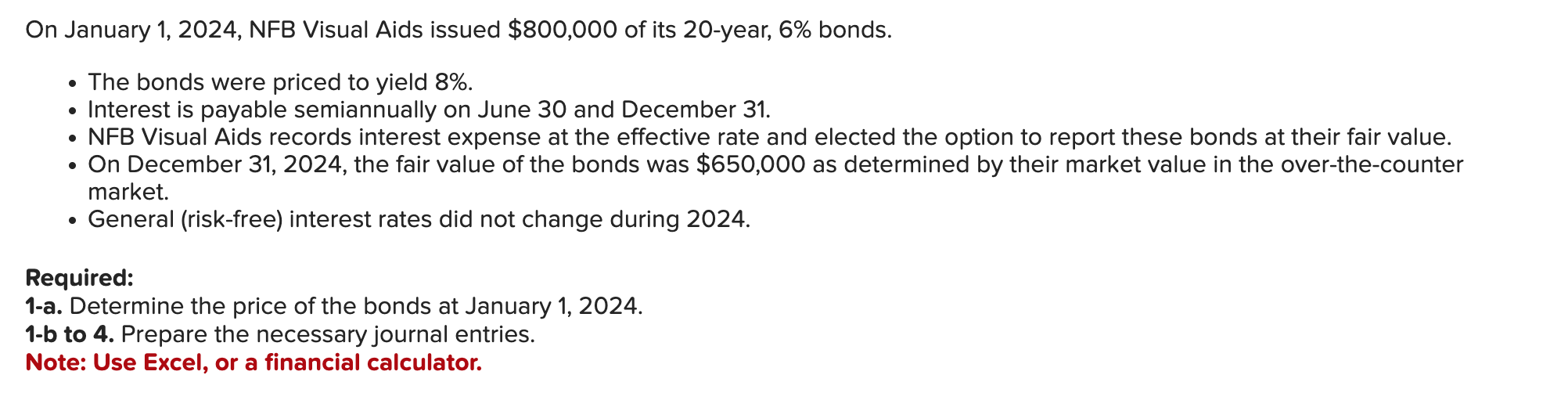 On January 1 , 2 0 2 4 , NFB Visual Aids issued \
