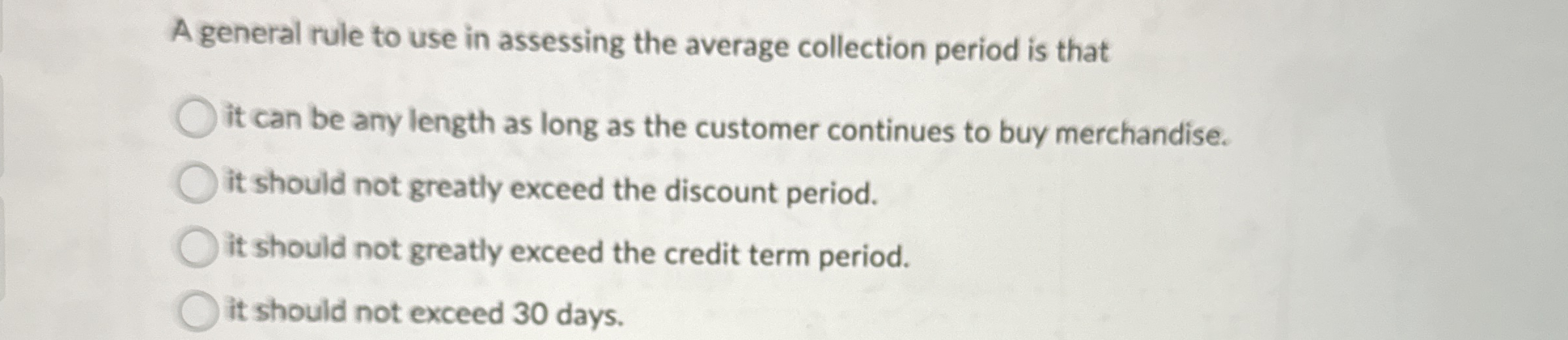 A general rule to use in assessing the average