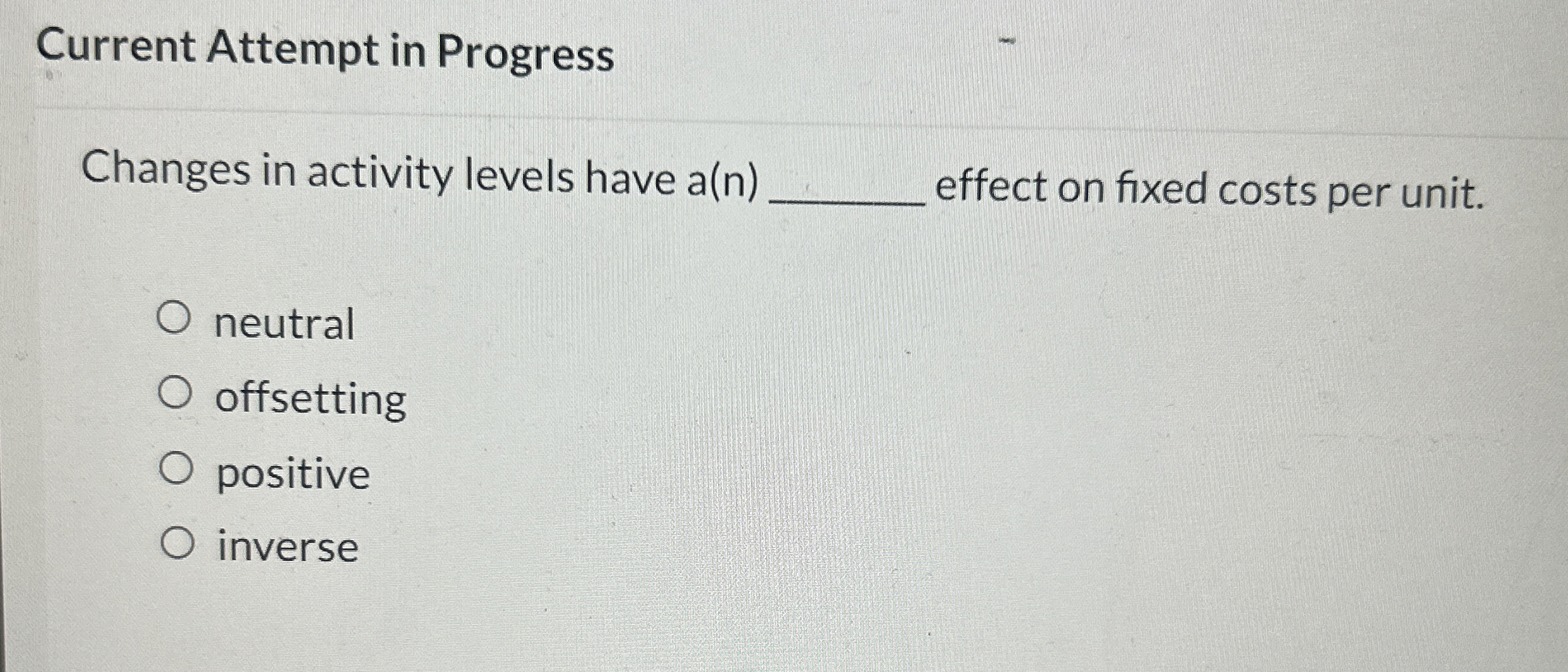 Current Attempt in Progress Changes in activity